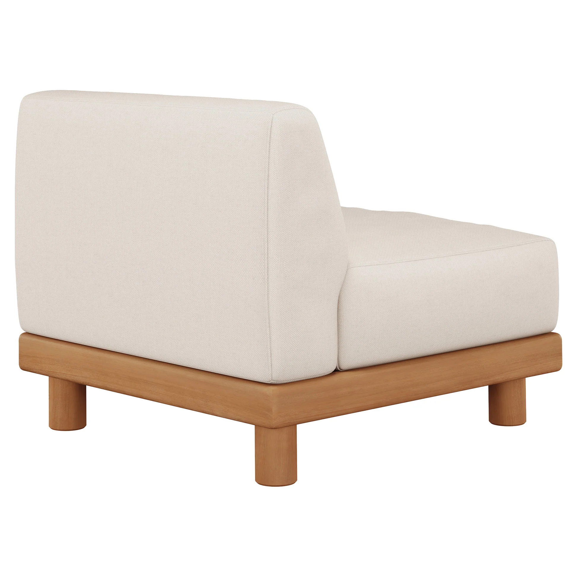 Monocle Outdoor 1 Seater Modular Sofa - White - Image 4