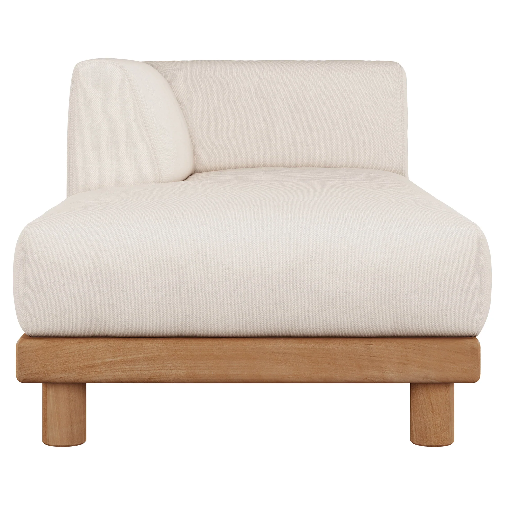 Monocle Outdoor Daybed Modular Sofa - White - Image 4