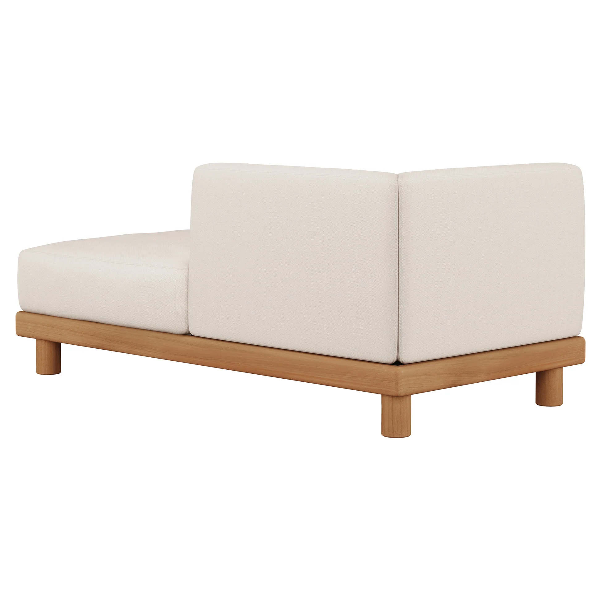 Monocle Outdoor Daybed Modular Sofa - White - Image 5