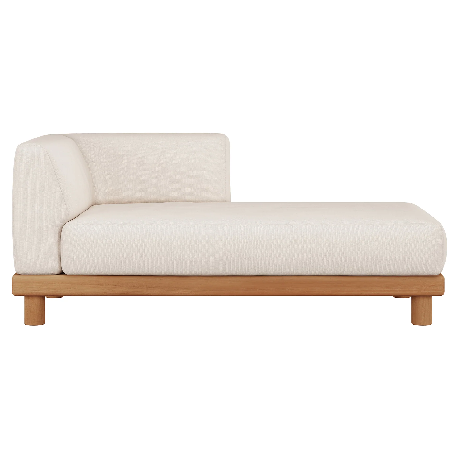 Monocle Outdoor Daybed Modular Sofa - White