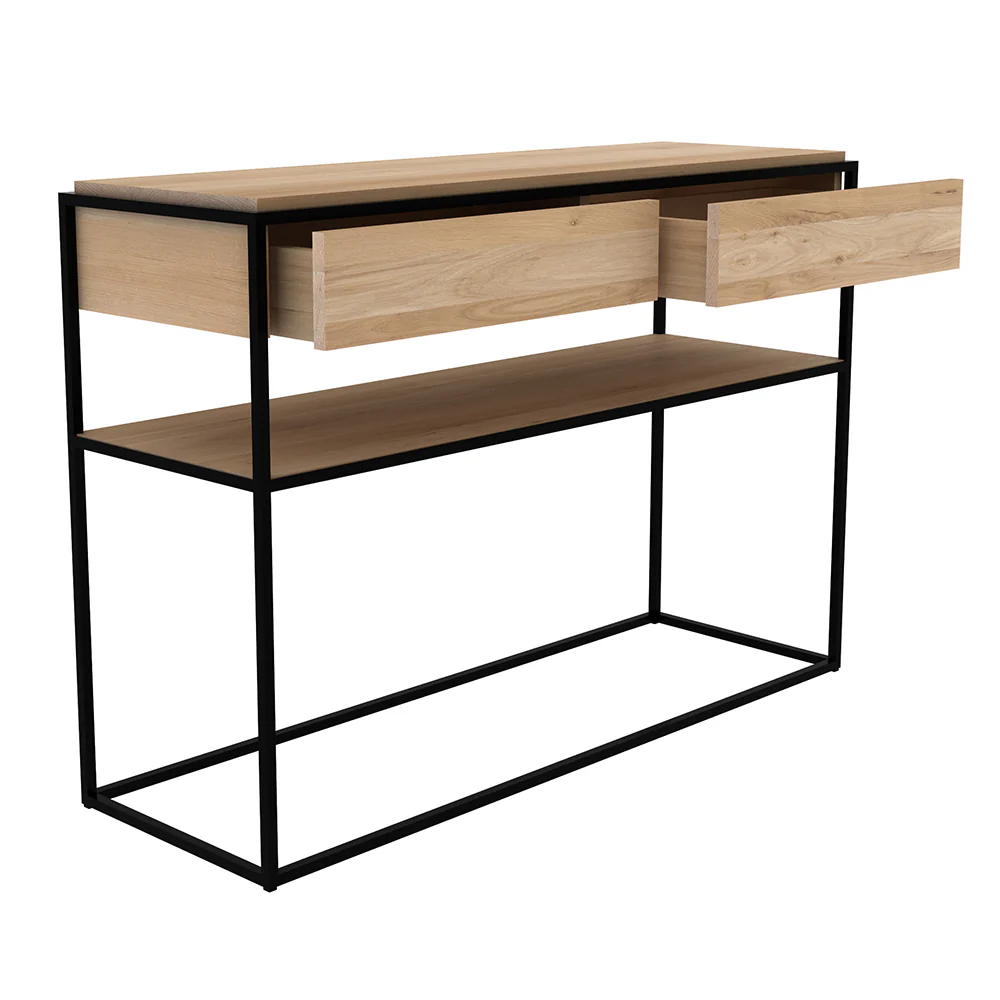 Monolit Console - Oak/Black - Image 3