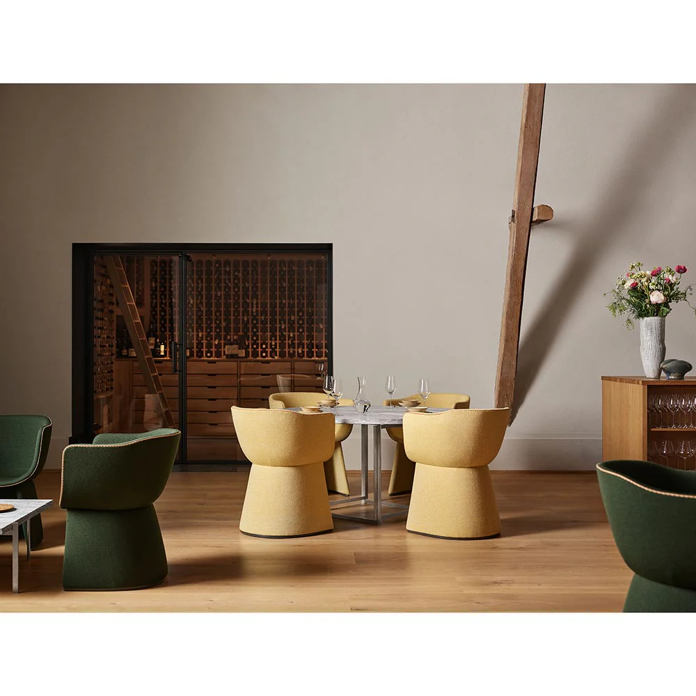 Monolit Dining Chair With Leather Piping - Image 11