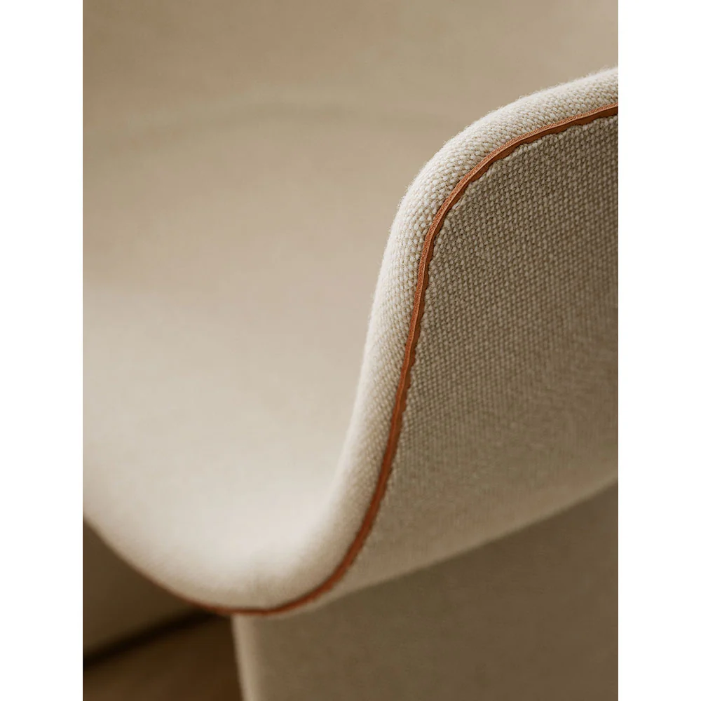 Monolit Dining Chair With Leather Piping - Image 4