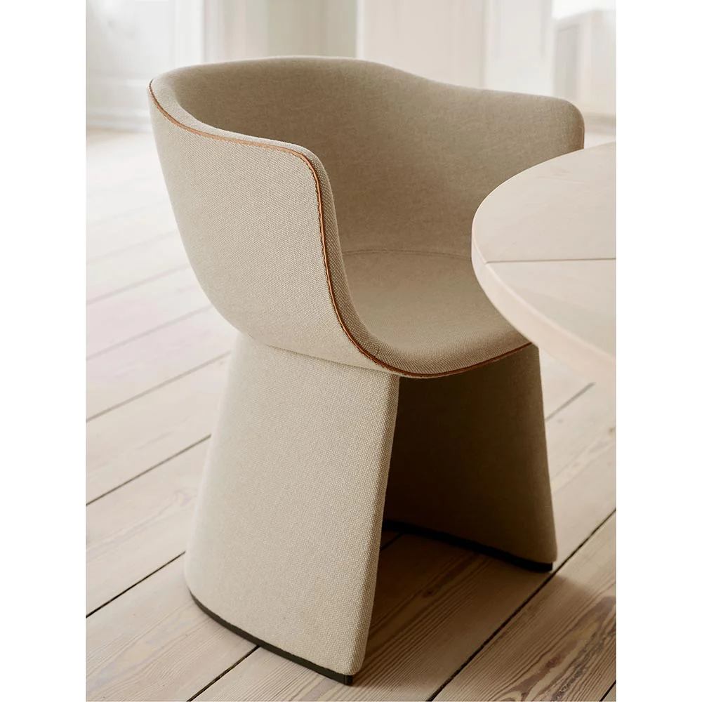Monolit Dining Chair With Leather Piping - Image 5