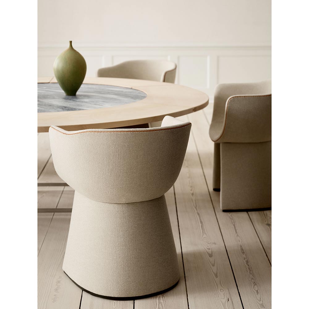 Monolit Dining Chair With Leather Piping - Image 6