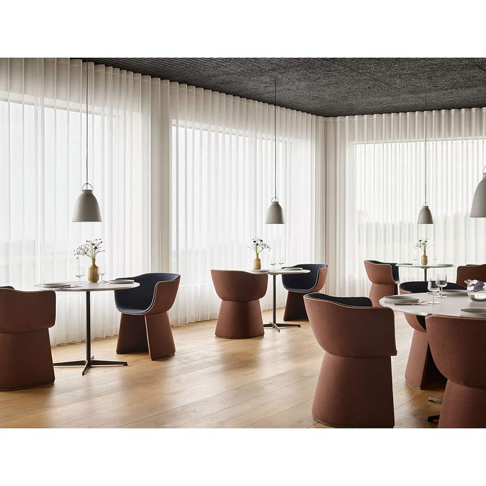 Monolit Dining Chair With Leather Piping - Vidar 182, Sunniva 363 - Image 8