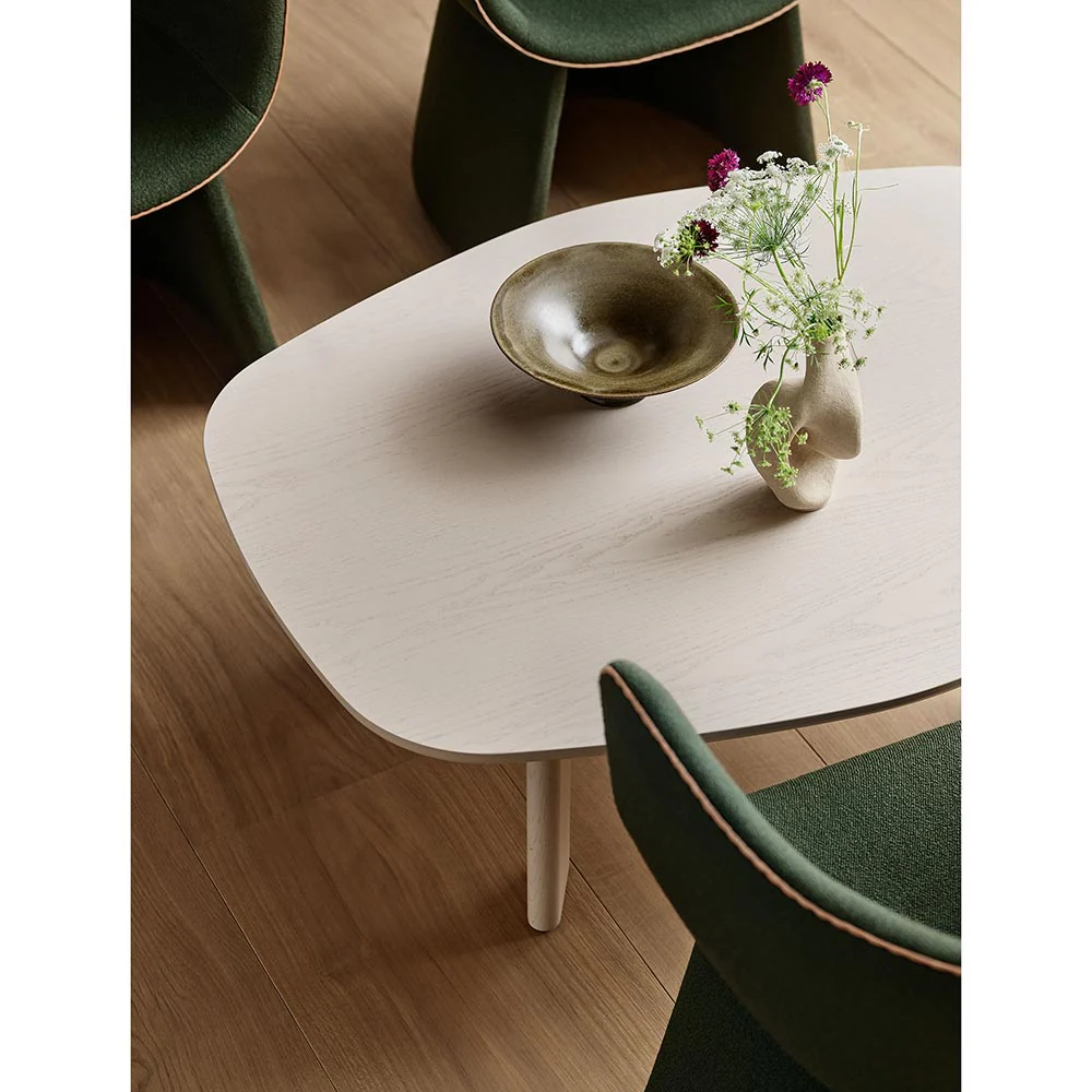 Monolit Lounge Chair With Leather Piping - Vidar 972 - Image 2