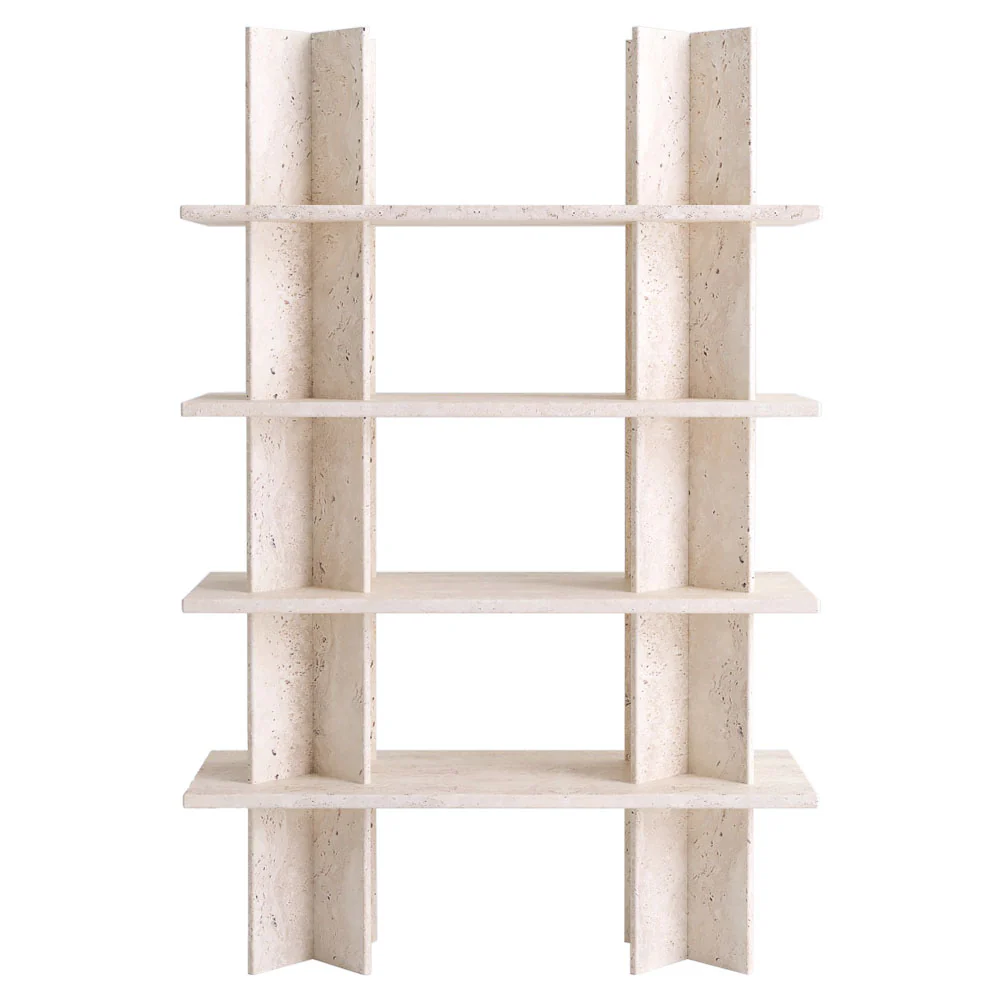 Monument Shelving System 51"W x 78"H - Marble