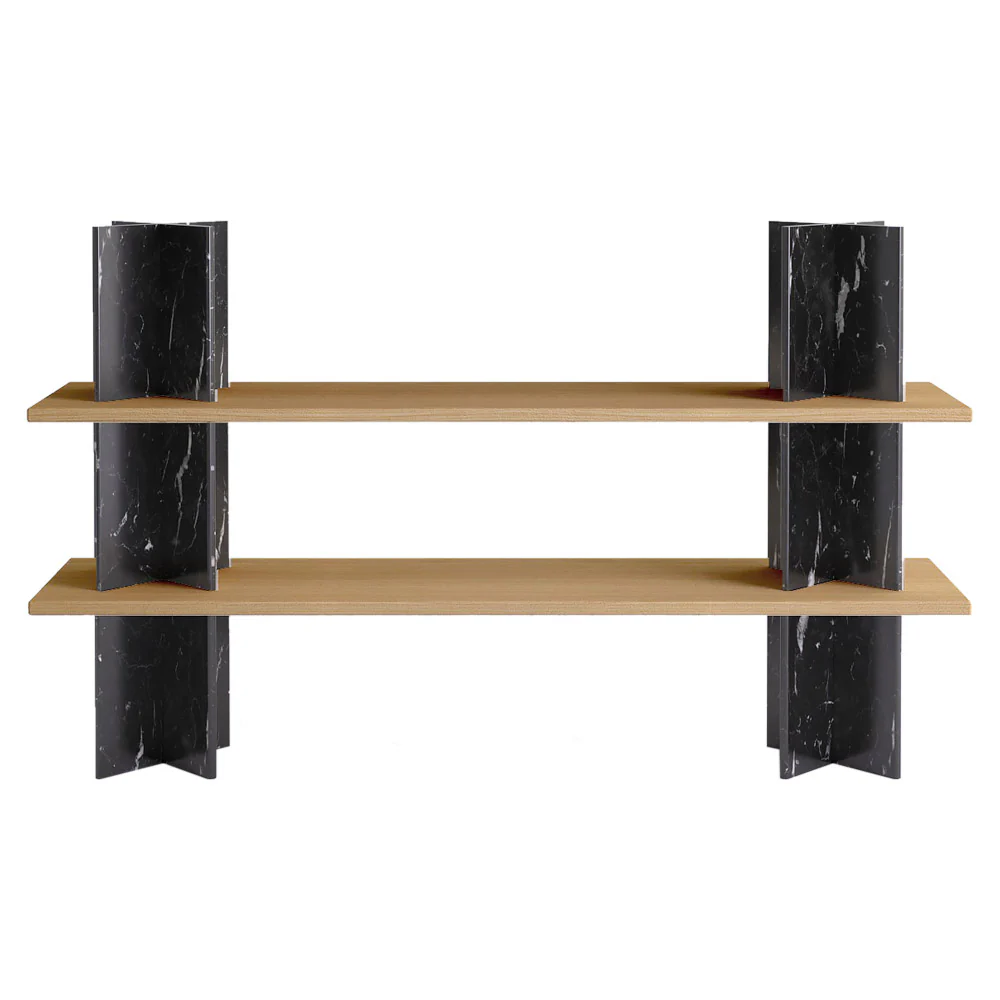 Monument Shelving System 77"W x 46"H - Marble