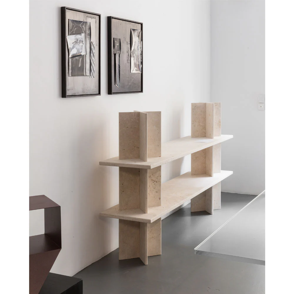 Monument Shelving System 77"W x 46"H - Marble - Image 7