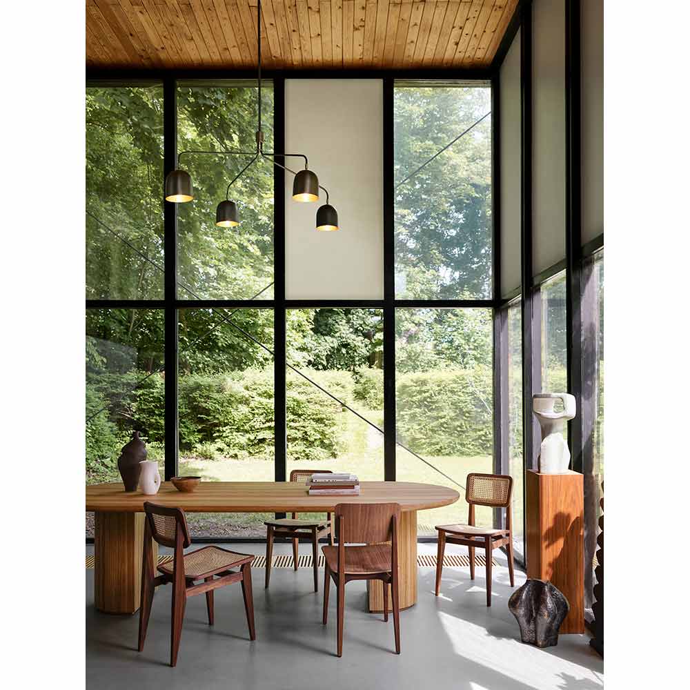 Moon Elliptical Dining Table - Solid Oak - Image 3