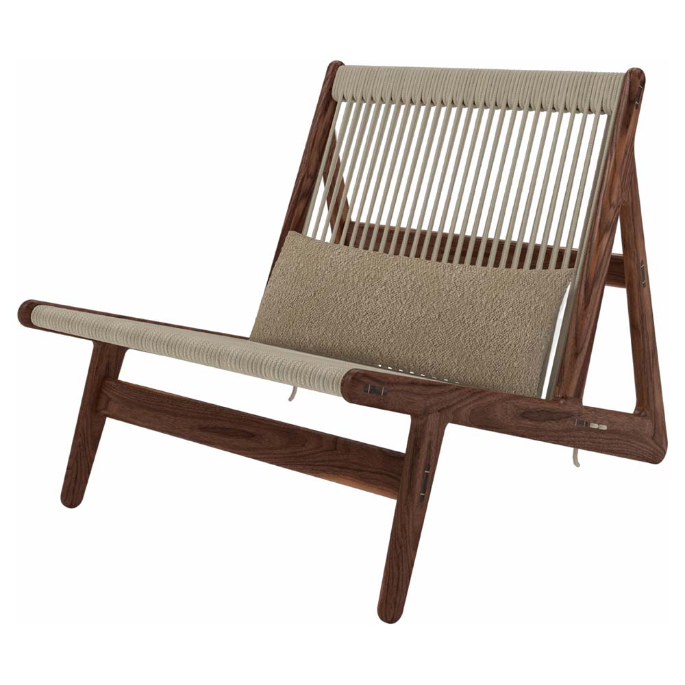 MR01 Initial Chair With Cushion - Walnut