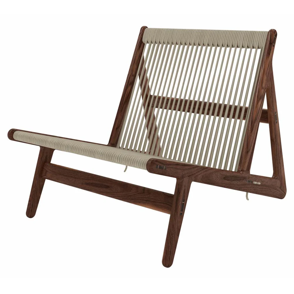 MR01 Initial Chair With Cushion - Walnut - Image 2