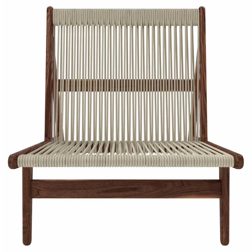 MR01 Initial Chair With Cushion - Walnut - Image 3