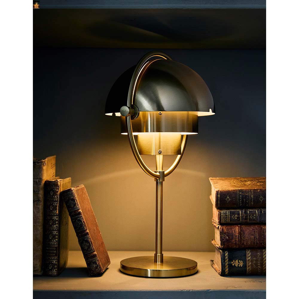 Multi-Lite Portable Table Lamp - Brass, Brass - Image 6