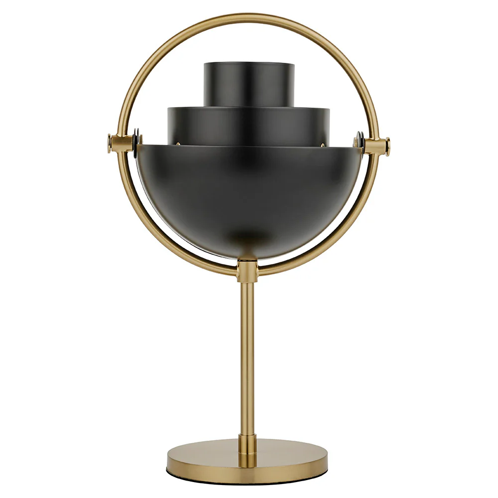 Multi-Lite Portable Table Lamp - Black, Brass - Image 3