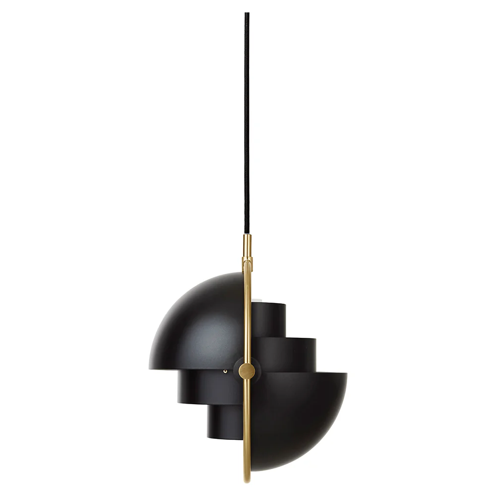 Multi-Lite Small Pendant - Black, Brass - Image 2
