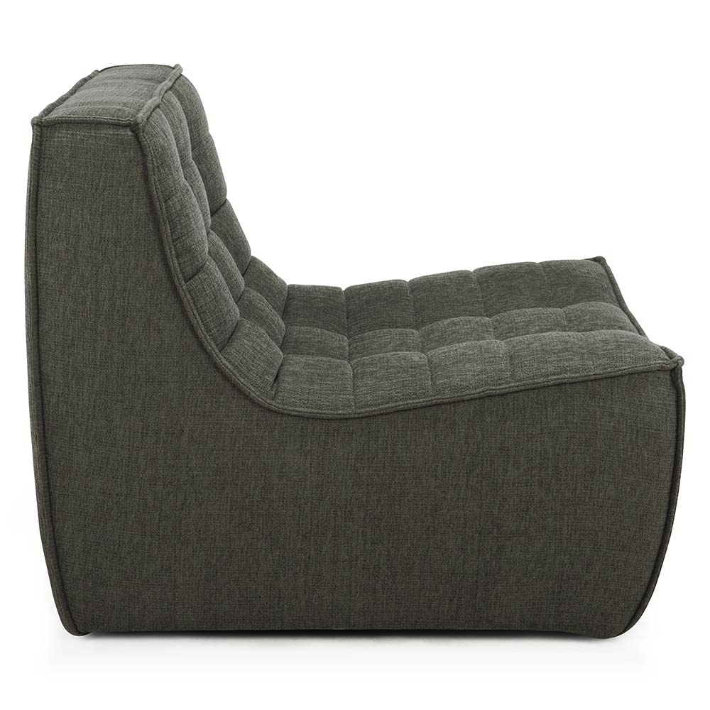 N701 1 Seater Modular Sofa - Moss - Image 3