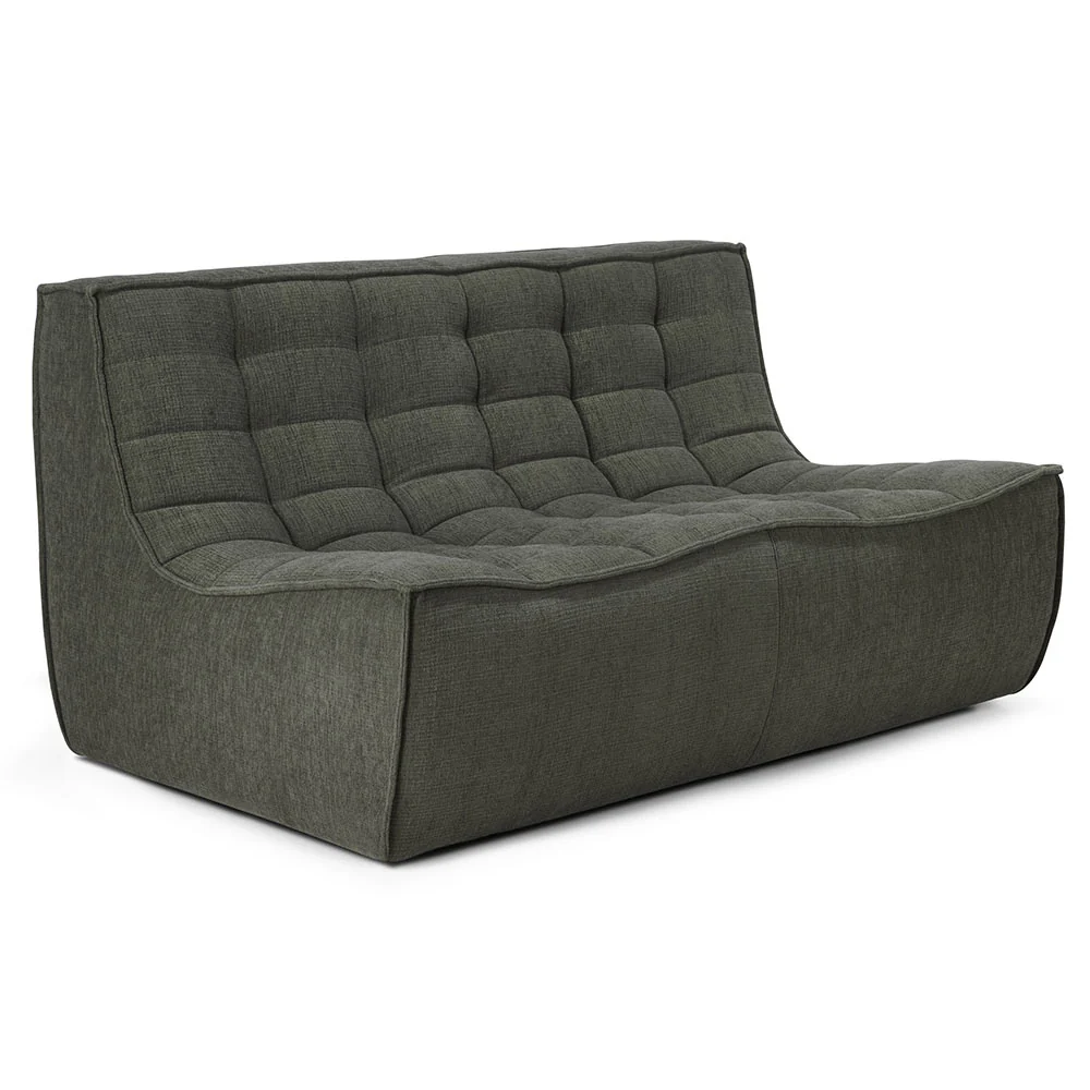 N701 2 Seater Modular Sofa - Moss - Image 2