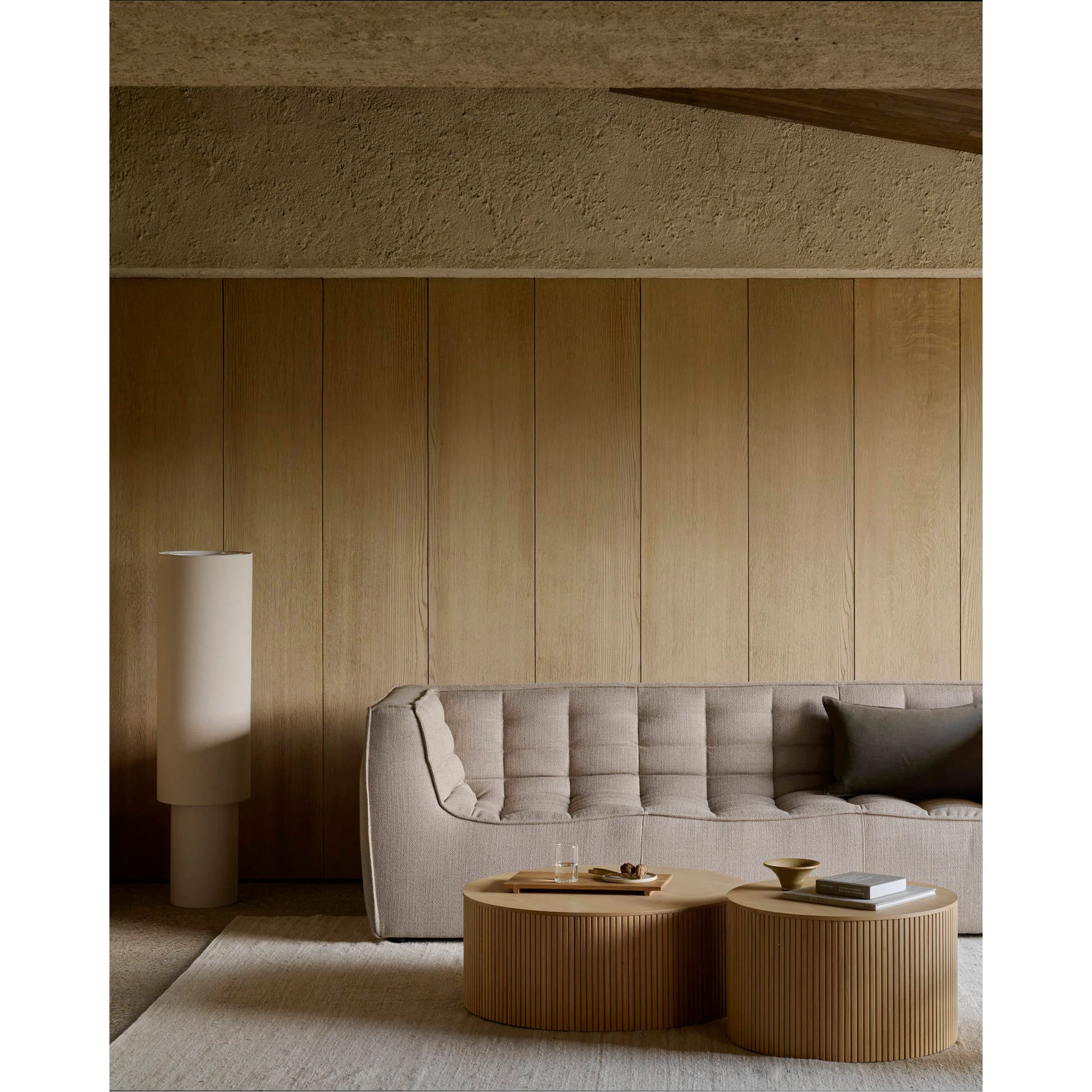 N701 2 Seater Sofa - Beige - Image 10
