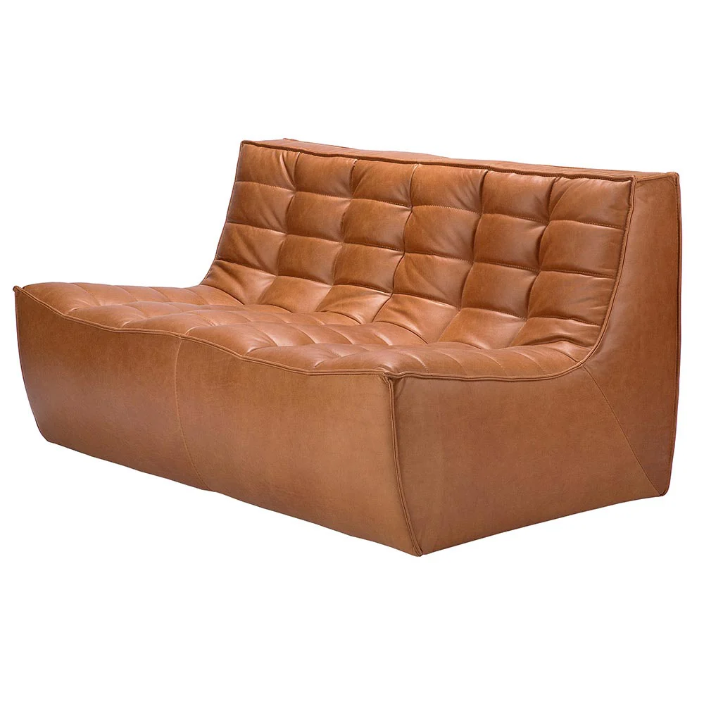 N701 2 Seater Modular Sofa - Old Saddle - Image 2