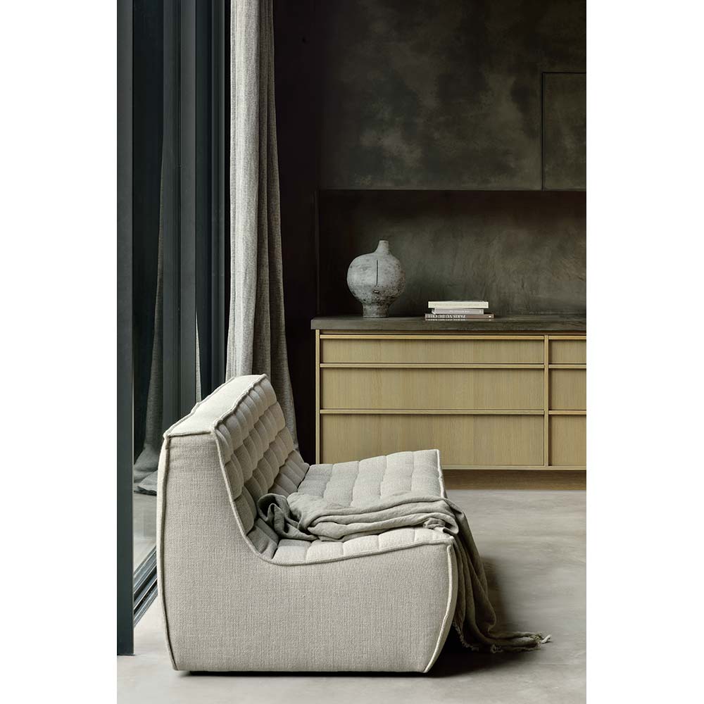 N701 3 Seater Modular Sofa - Beige - Image 4