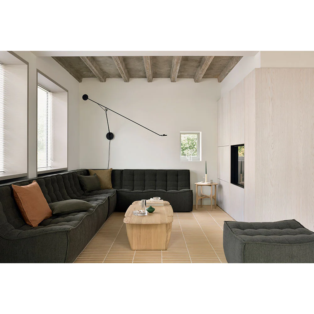 N701 3 Seater Modular Sofa - Moss - Image 6