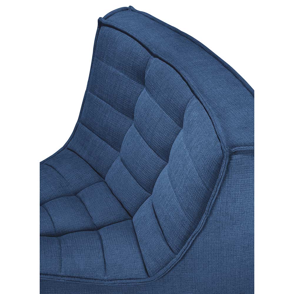 N701 45 Degree Round Corner Modular Sofa - Blue - Image 6