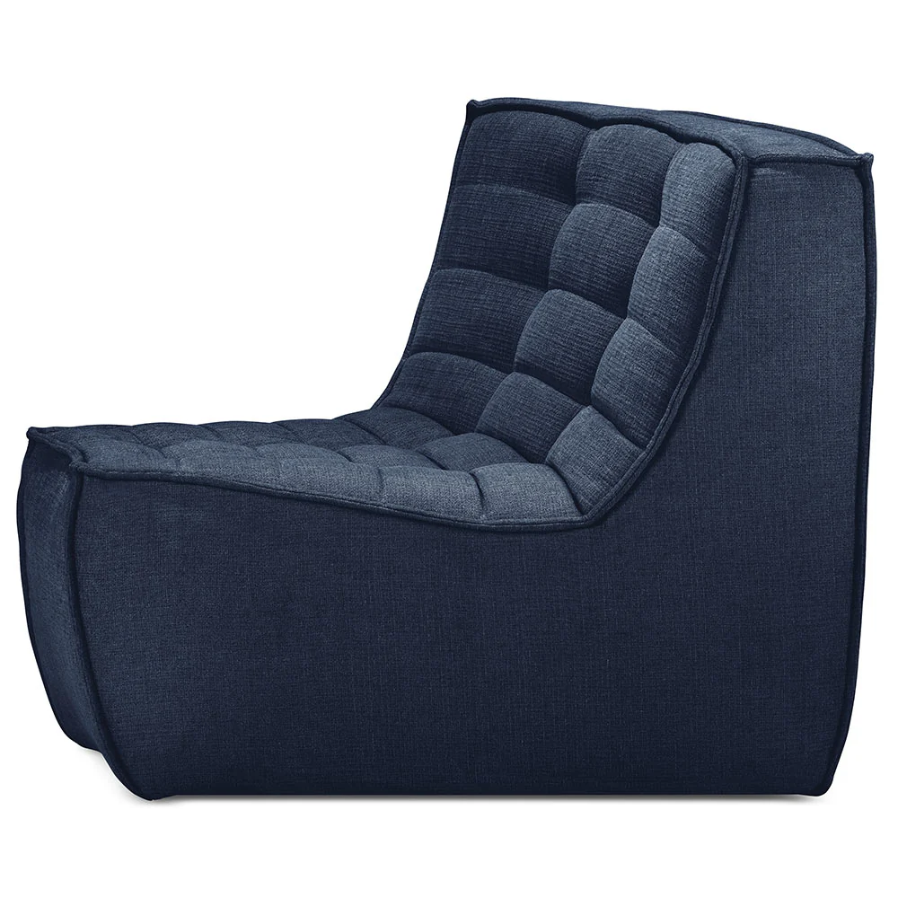 N701 45 Degree Round Corner Modular Sofa - Graphite - Image 2