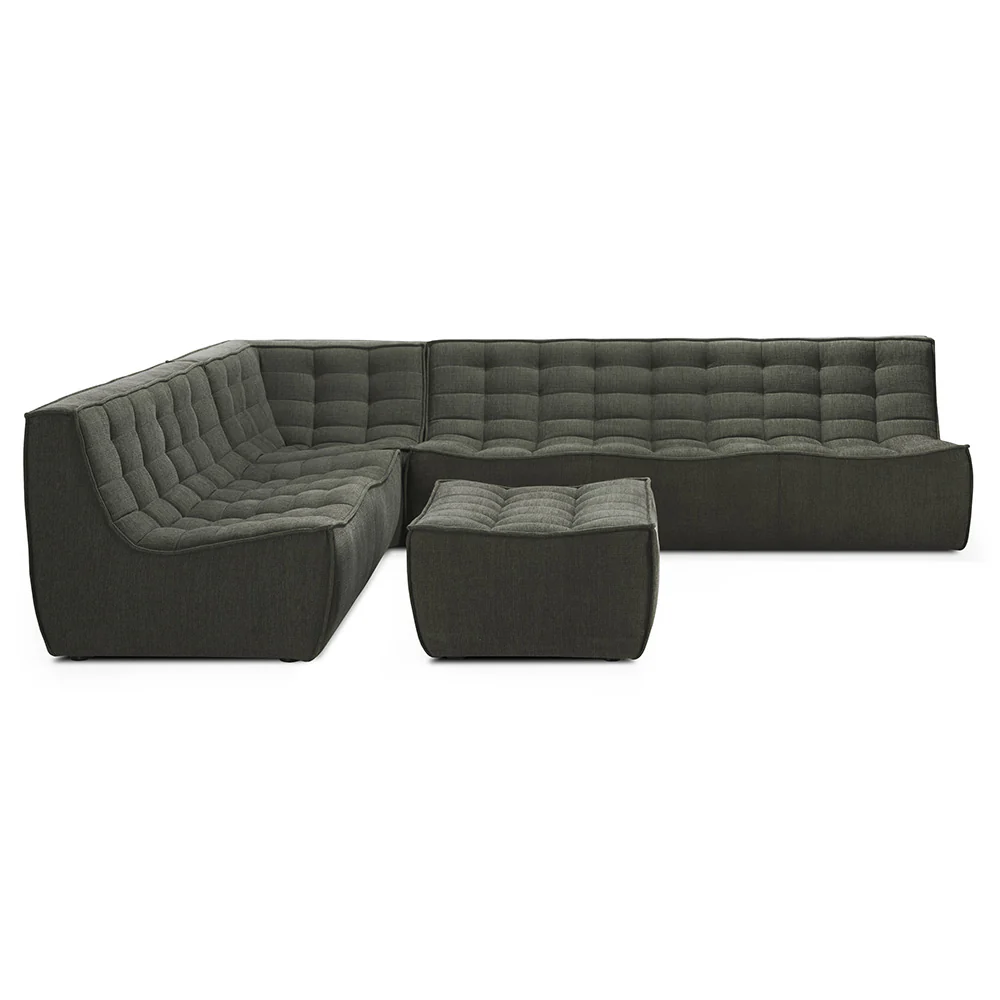 N701 Corner Modular Sofa - Moss - Image 6