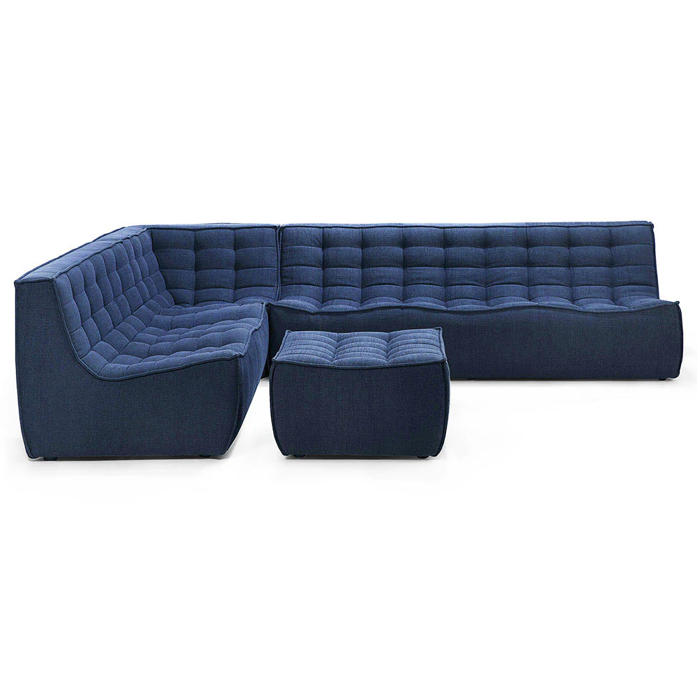 N701 Corner Modular Sofa - Blue - Image 2