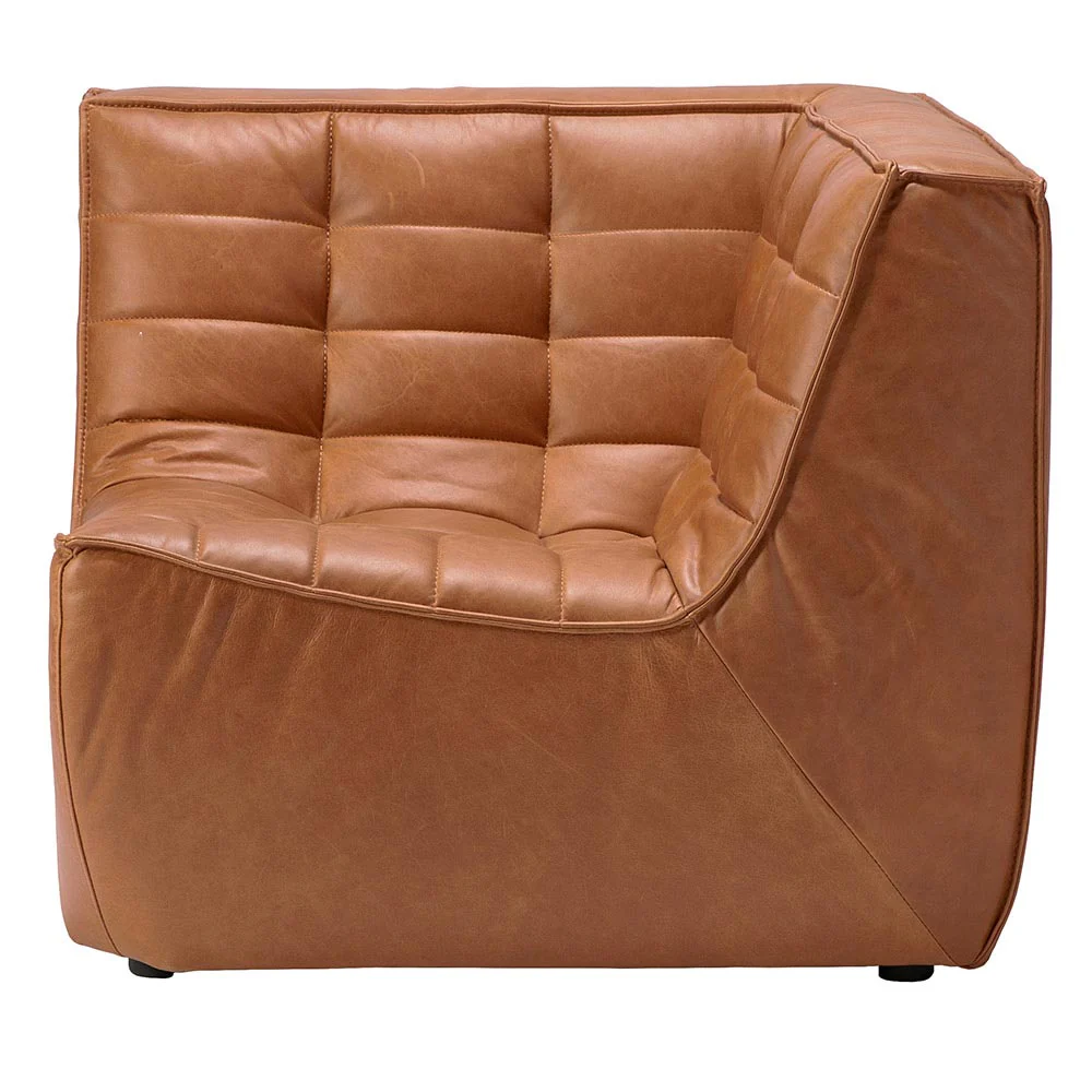 N701 Corner Modular Sofa - Old Saddle - Image 2