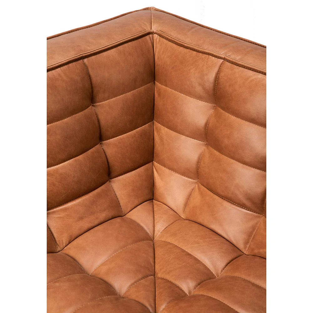 N701 Corner Modular Sofa - Old Saddle - Image 3