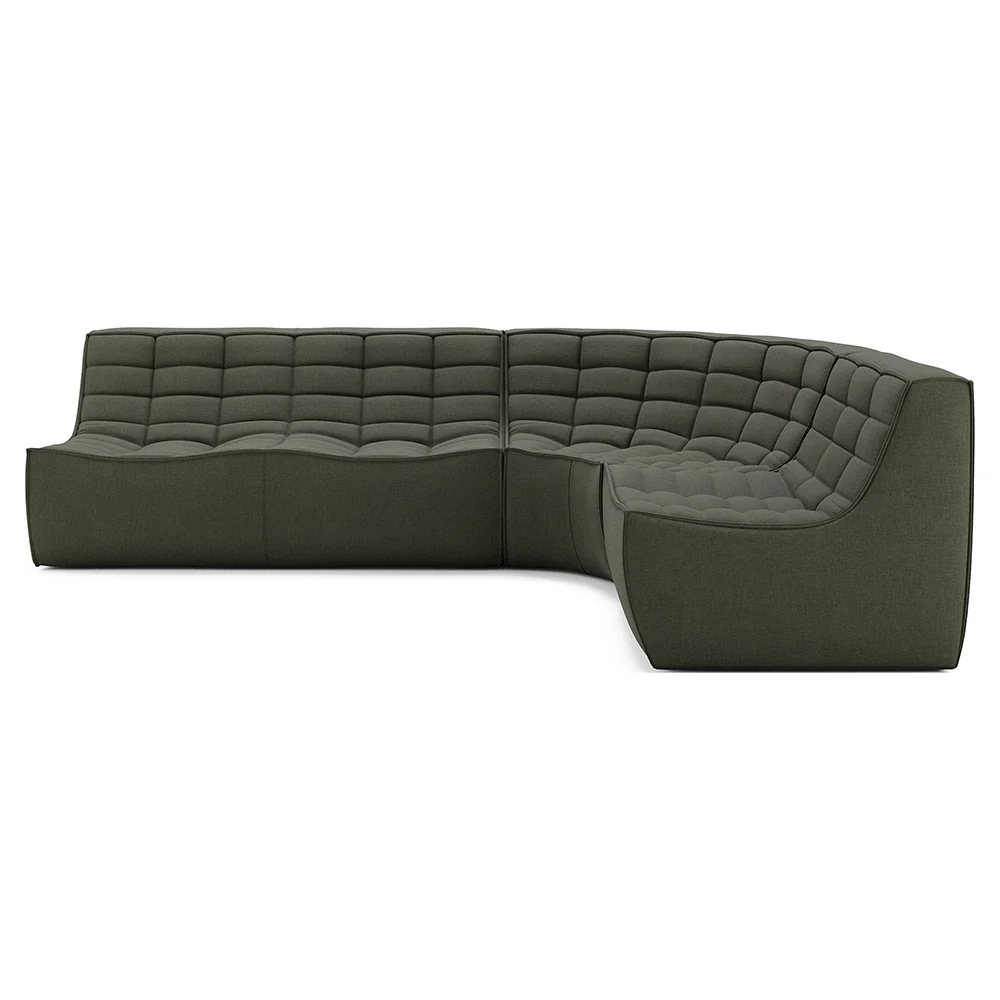 N701 Modular Sofa Set No 1 - Moss - Image 2