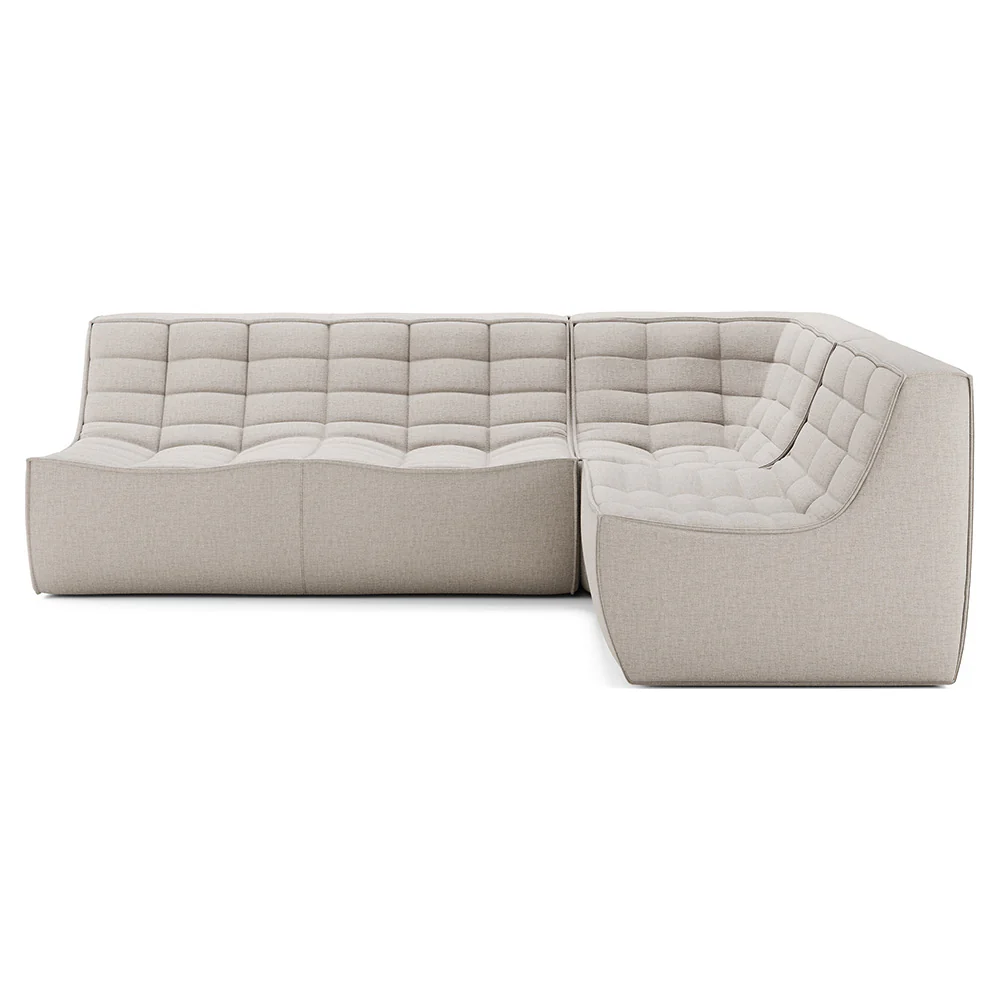N701 Modular Sofa Set No 2 - Beige - Image 2