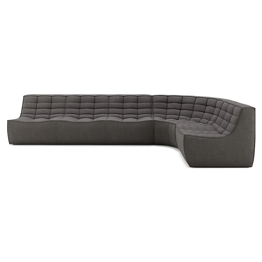 N701 Modular Sofa Set No 3 - Dark Gray - Image 2