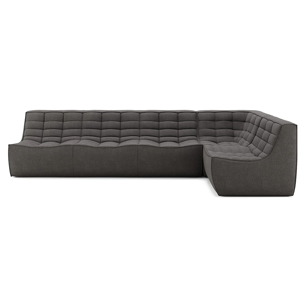 N701 Modular Sofa Set No 4 - Dark Gray - Image 2