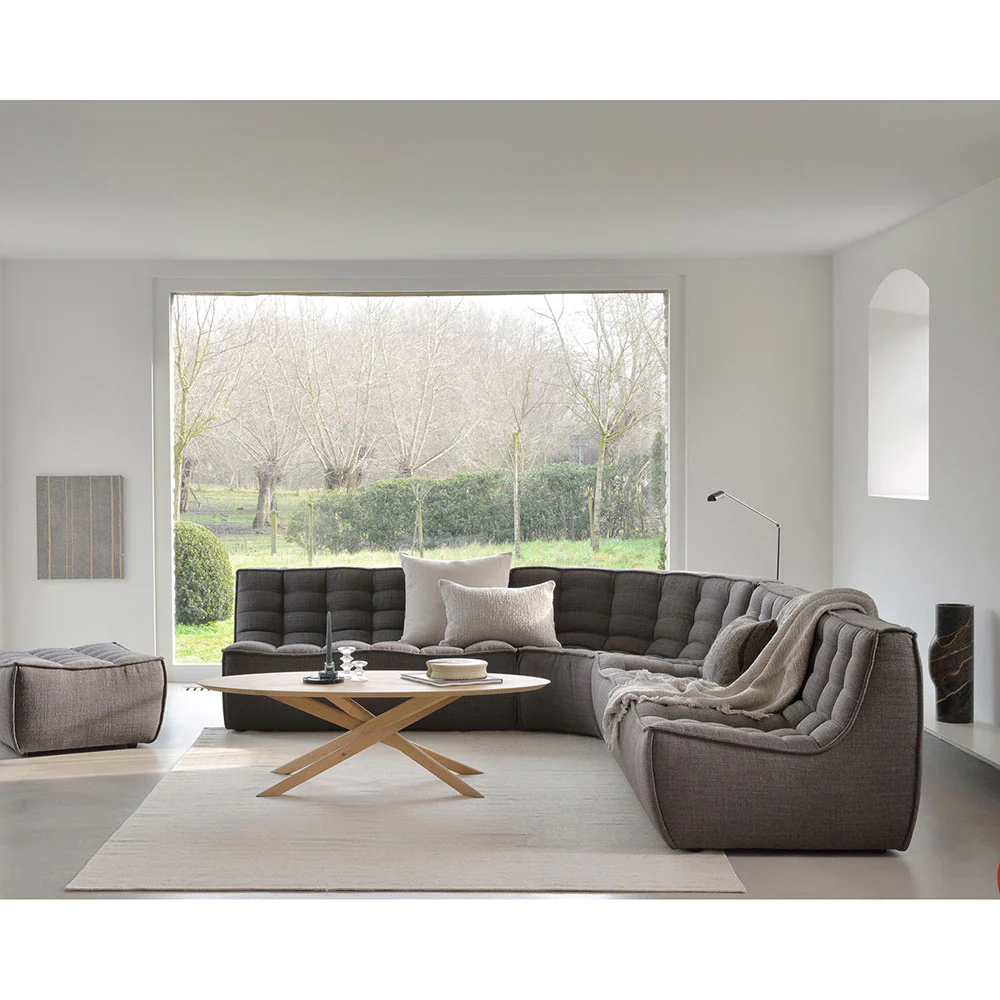 N701 Modular Sofa Set No 4 - Dark Gray - Image 4