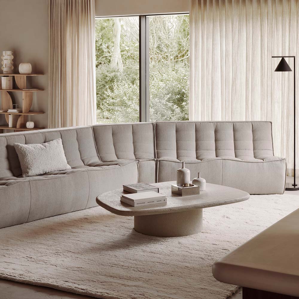 N701 Modular Sofa Set No 4 - Ecru - Image 4