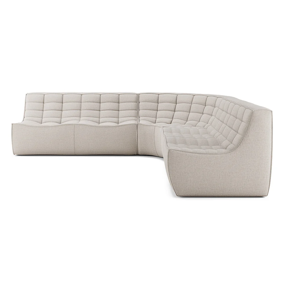 N701 Modular Sofa Set No 5 - Beige - Image 2