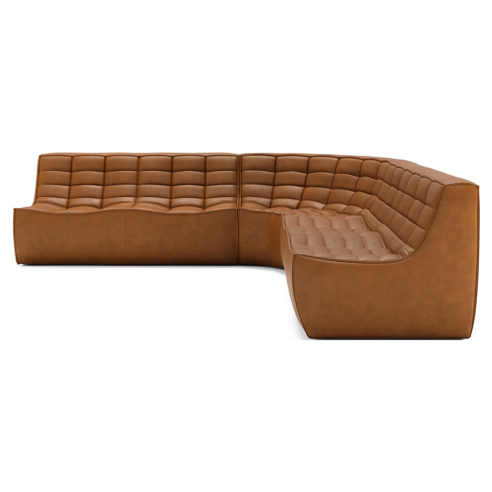 N701 Modular Sofa Set No 5 - Old Saddle - Image 2