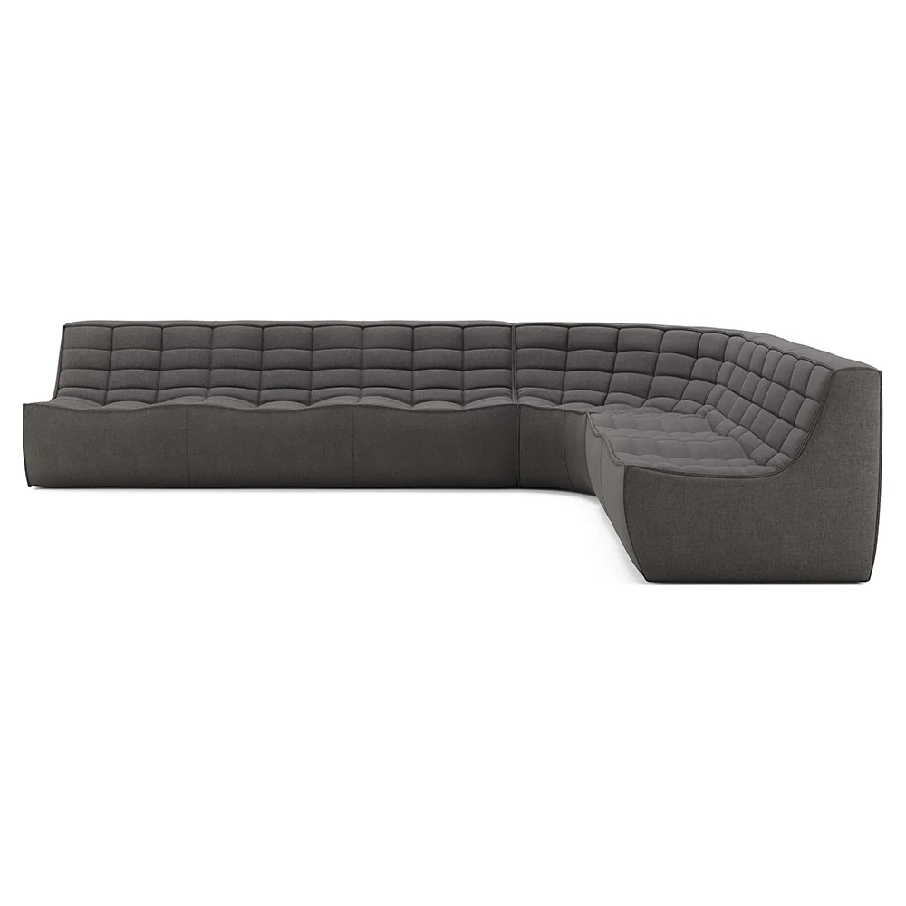 N701 Modular Sofa Set No 7 - Dark Gray - Image 2