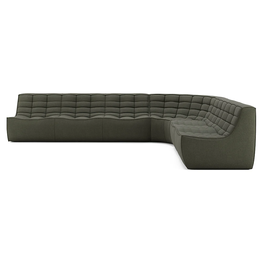 N701 Modular Sofa Set No 7 - Moss - Image 2