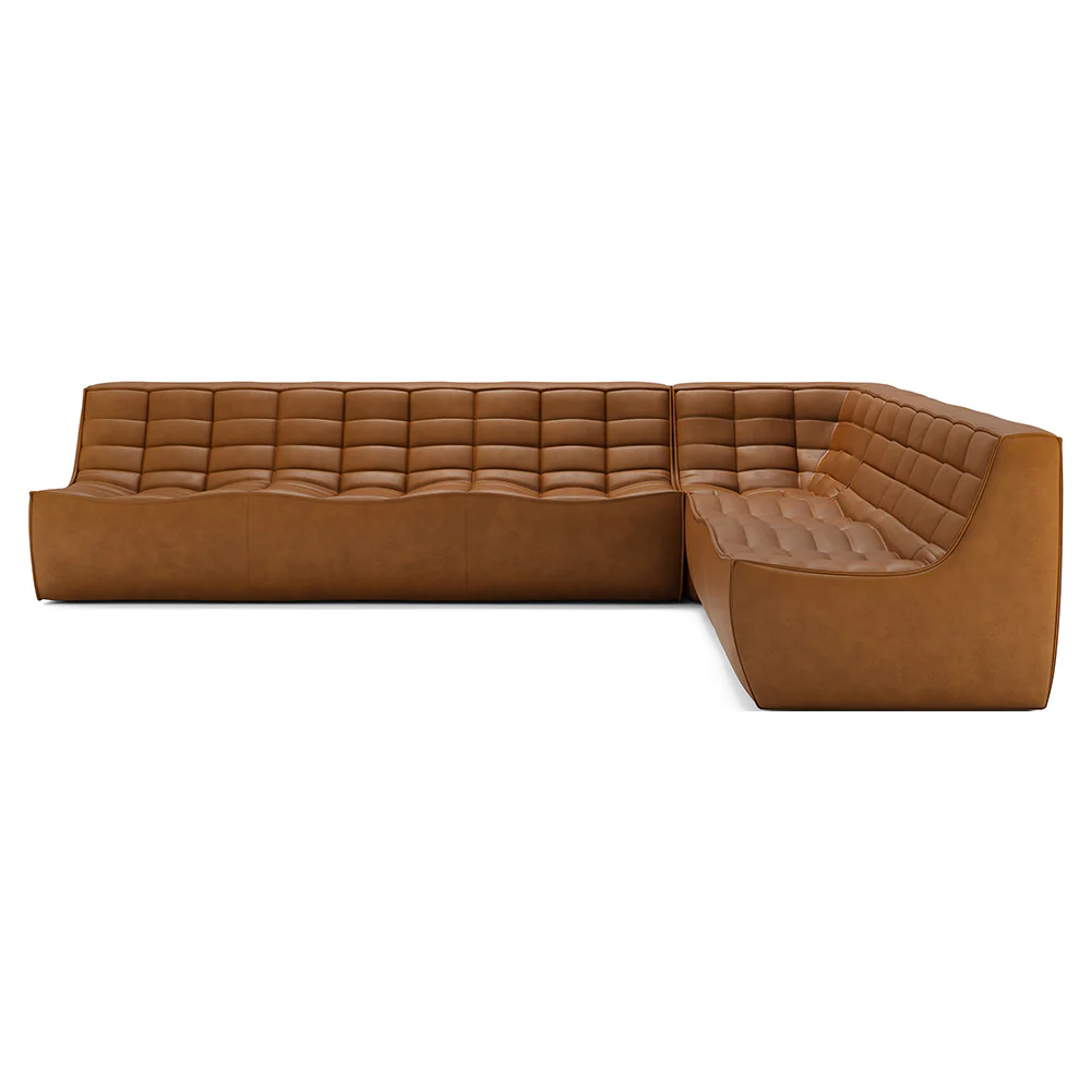 N701 Modular Sofa Set No 8 - Old Saddle - Image 2