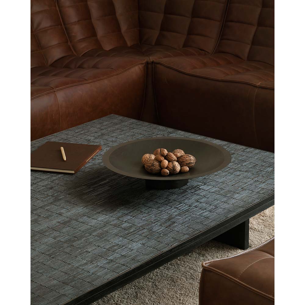 N701 Round Corner Modular Sofa - Chestnut Leather - Image 3