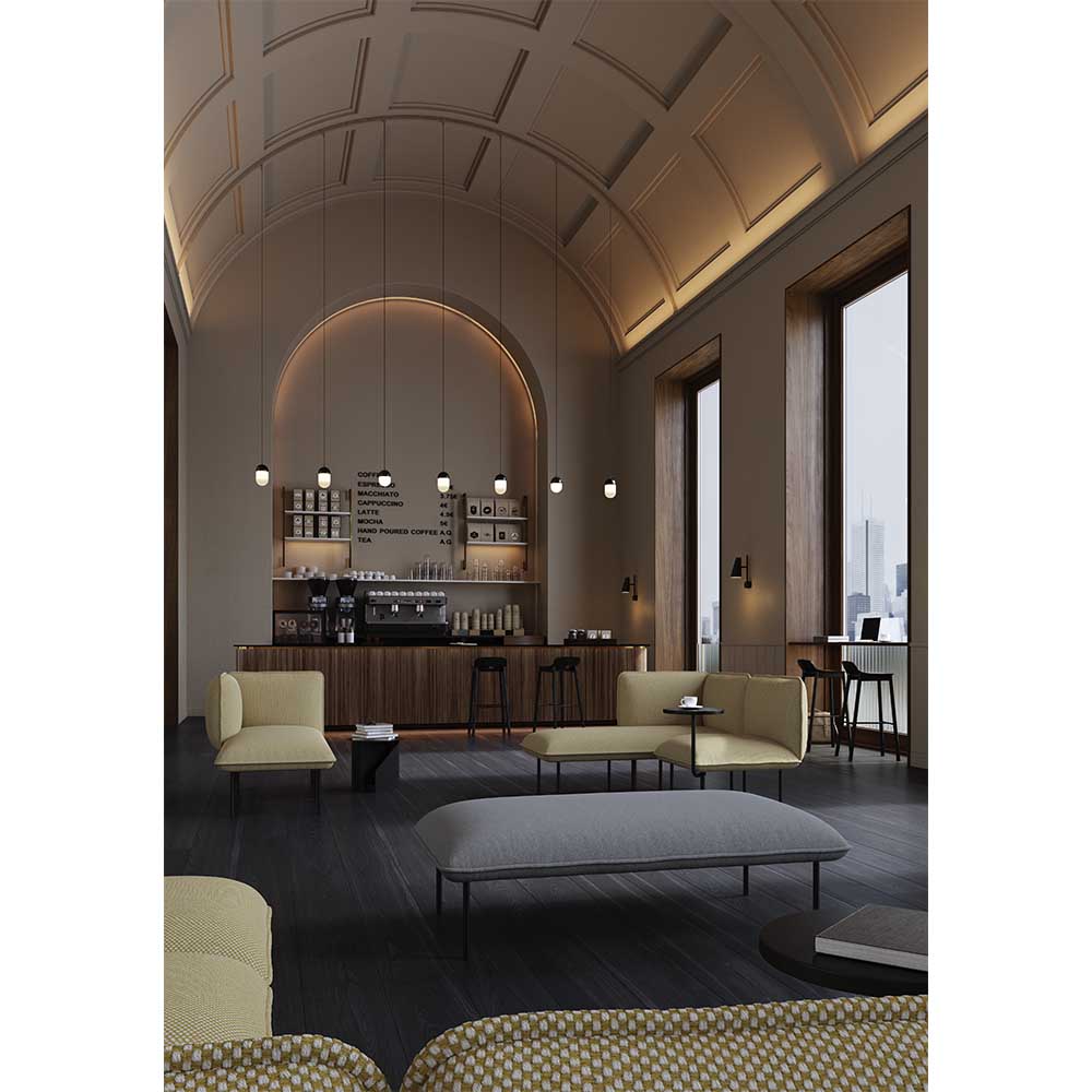 Nakki Lobby Chaise Lounge - Corner Right - Image 3