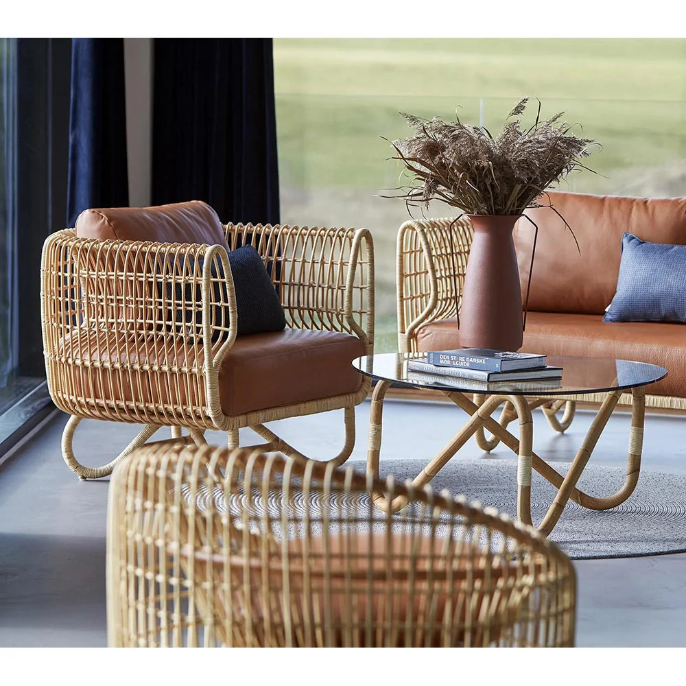 Nest 2 Seater Sofa - Light Brown Zen Cushions - Image 3