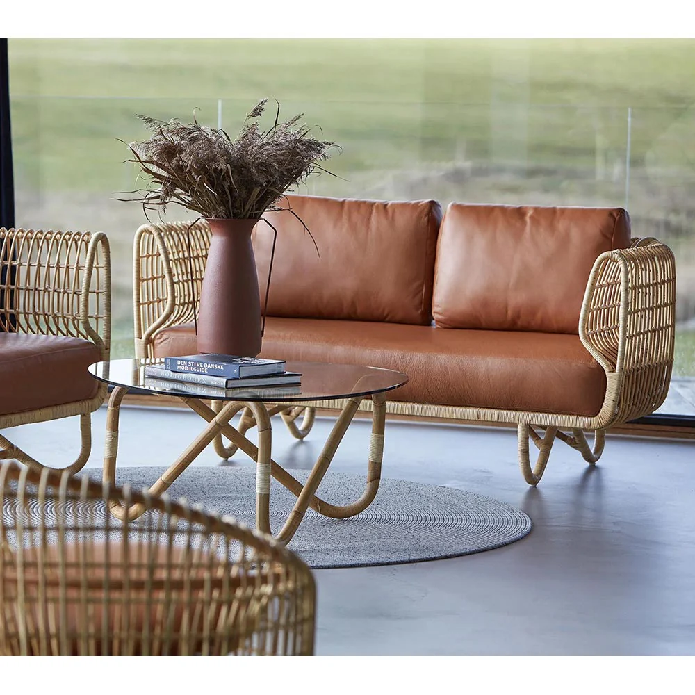 Nest 2 Seater Sofa - Light Brown Zen Cushions - Image 4