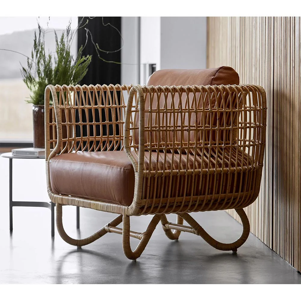Nest Lounge Chair - Light Gray Zen Cushions - Image 3