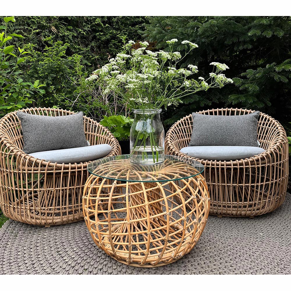 Nest Outdoor Small Coffee Table - Dark Green - Image 2